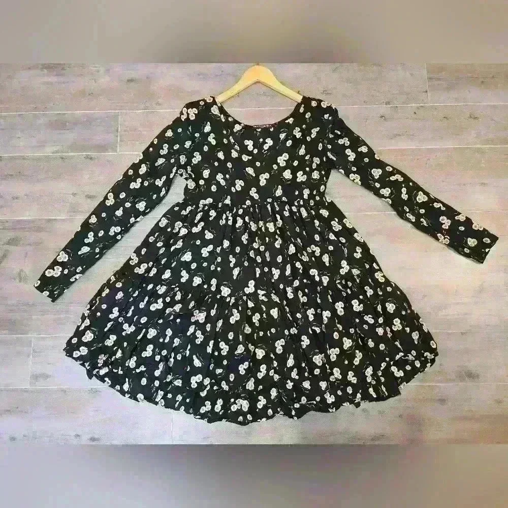 Brandy Melville Floral Babydoll Dress
